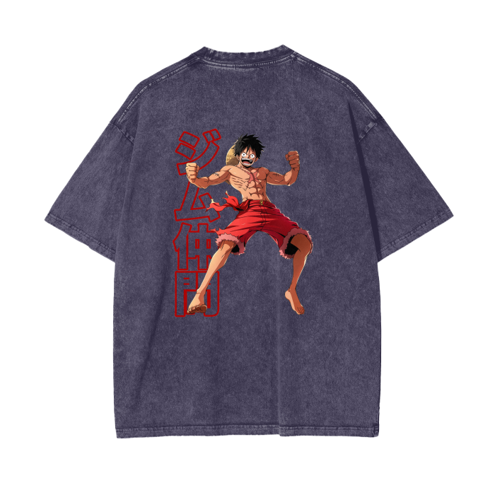 Gymbro Luffy Pumpcover Shirt__Purple__Gymbro Clothing