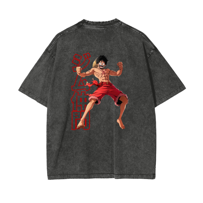 Gymbro Luffy Pumpcover Shirt__Gray__Gymbro Clothing