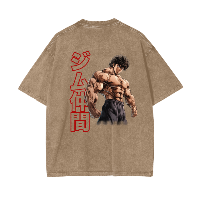 Gymbro Baki Pumpcover Shirt__Light Brown__Gymbro Clothing