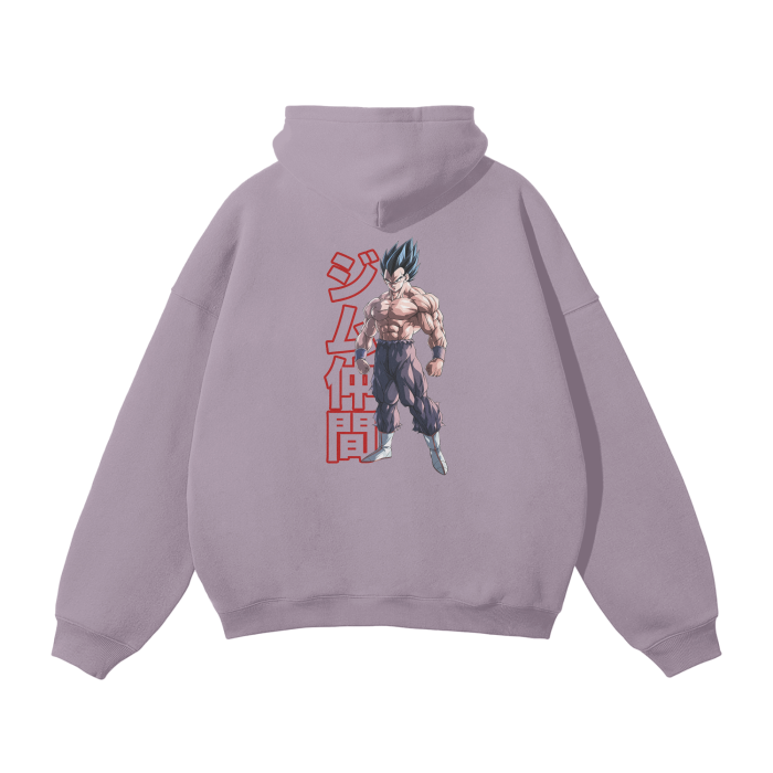 Gymbro Vegeta Pumpcover Hoodie__Purple__Gymbro Clothing