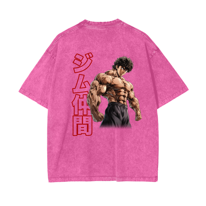 Gymbro Baki Pumpcover Shirt__Pink__Gymbro Clothing