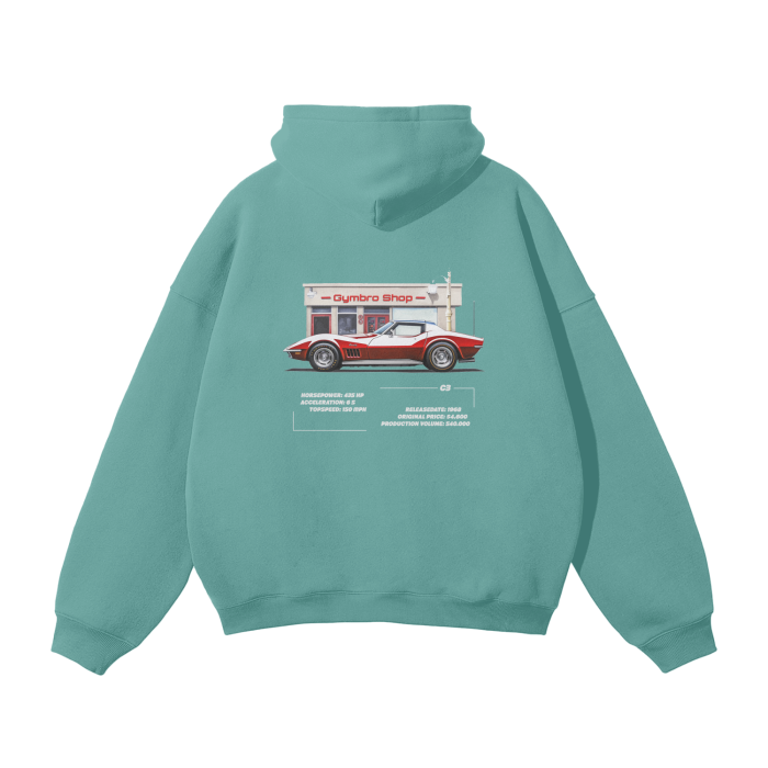 Gymbro C3 Pumpcover Hoodie__Turquoise__Gymbro Clothing