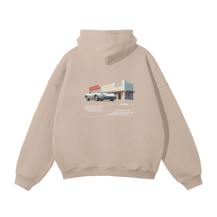 Gymbro Miura Pumpcover Hoodie__Beige__Gymbro Clothing