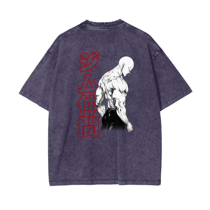 Gymbro One Punsh Man Pumpcover Shirt__Purple__Gymbro Clothing