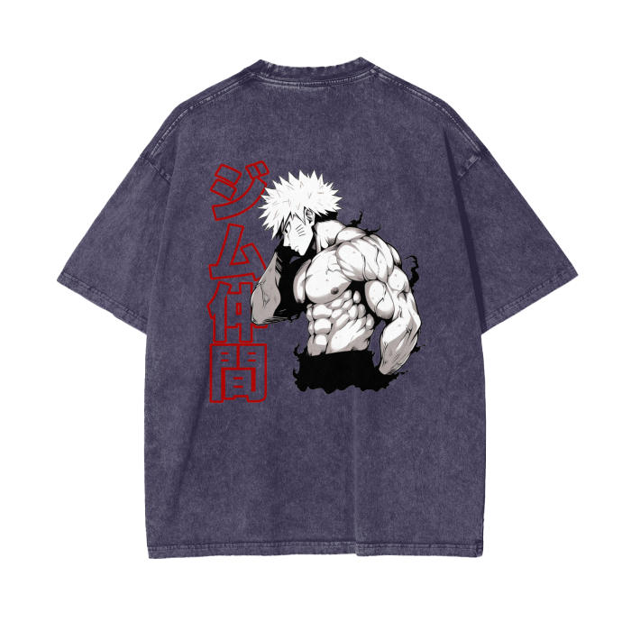 Gymbro Naruto Pumpcover Shirt__Purple__Gymbro Clothing