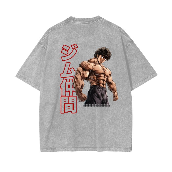 Gymbro Baki Pumpcover Shirt__Light Gray__Gymbro Clothing