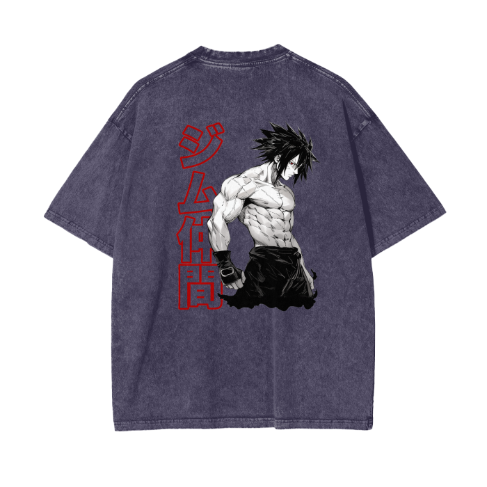 Gymbro Sasuke Pumpcover Shirt__Purple__Gymbro Clothing