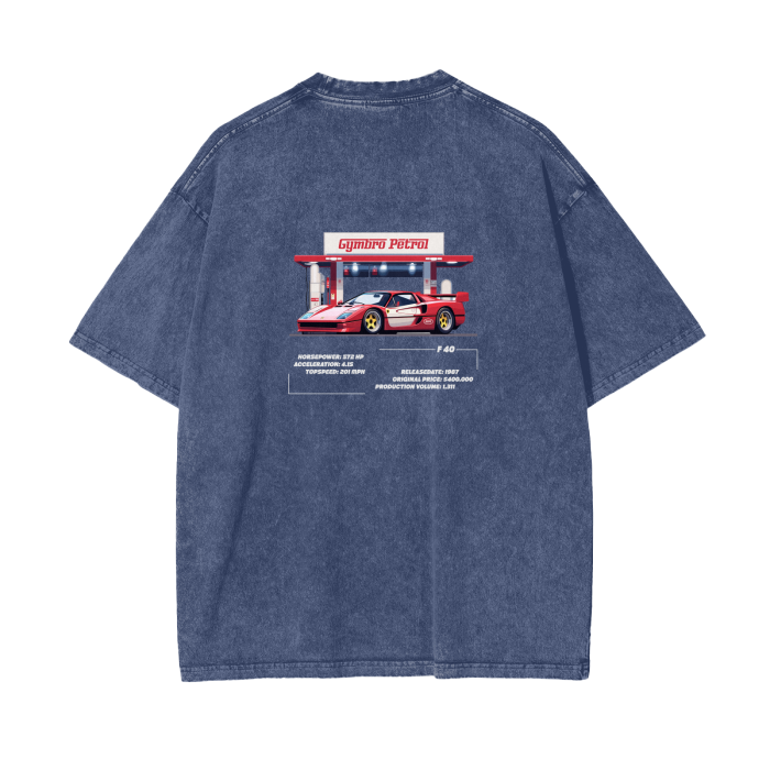 Gymbro F40 Pumpcover Shirt__Blue__Gymbro Clothing