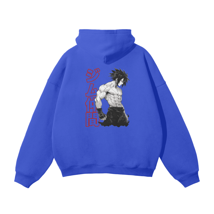 Gymbro Sasuke Pumpcover Hoodie__Blue__Gymbro Clothing