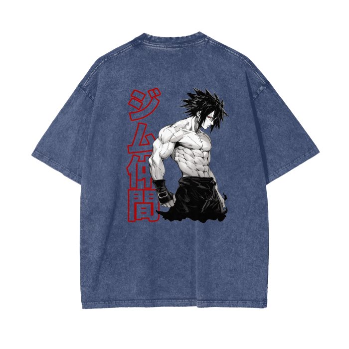 Gymbro Sasuke Pumpcover Shirt__Blue__Gymbro Clothing