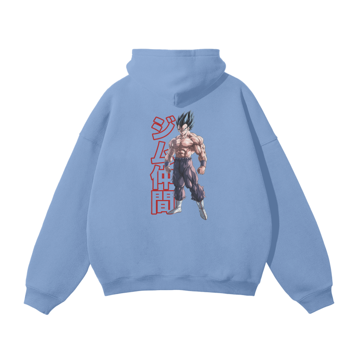 Gymbro Vegeta Pumpcover Hoodie__Baby Blue__Gymbro Clothing