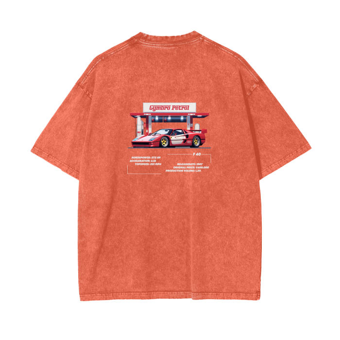 Gymbro F40 Pumpcover Shirt__Orange__Gymbro Clothing