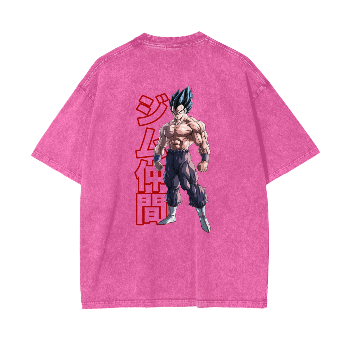 Gymbro Vegeta Pumpcover Shirt__Pink__Gymbro Clothing