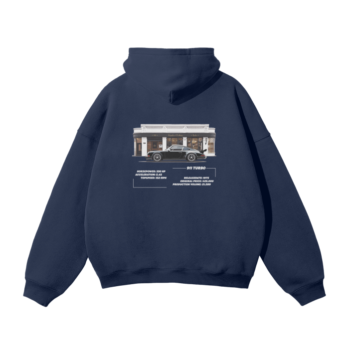 Gymbro 911 Pumpcover Hoodie__Navy Blue__Gymbro Clothing