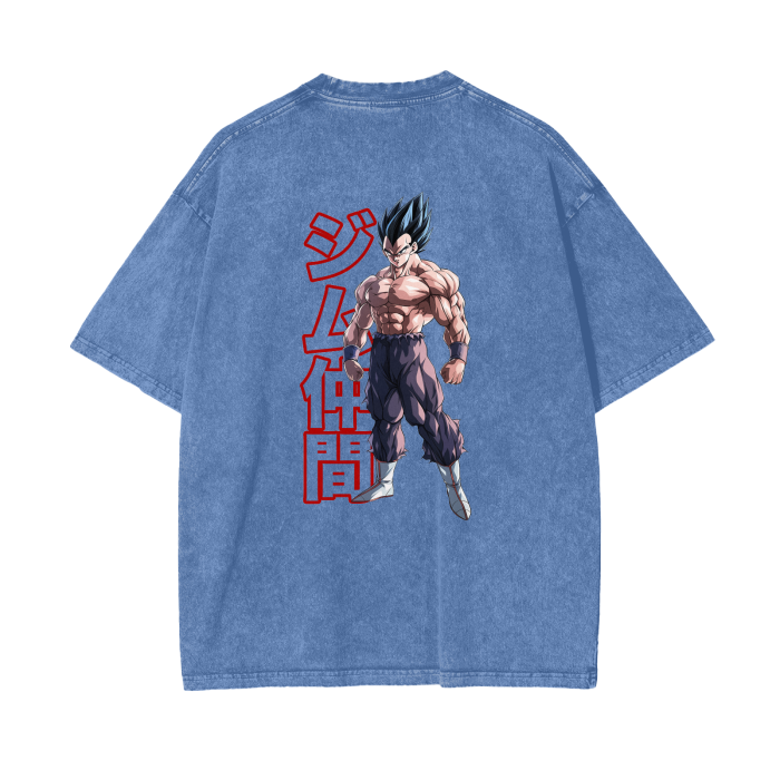 Gymbro Vegeta Pumpcover Shirt__Light Blue__Gymbro Clothing