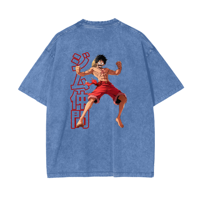 Gymbro Luffy Pumpcover Shirt__Light Blue__Gymbro Clothing