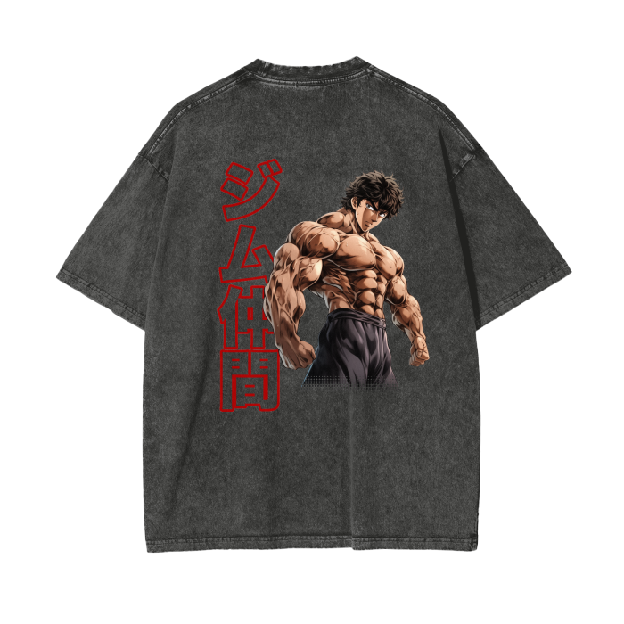 Gymbro Baki Pumpcover Shirt__Gray__Gymbro Clothing