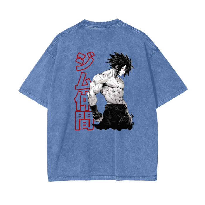 Gymbro Sasuke Pumpcover Shirt__Light Blue__Gymbro Clothing