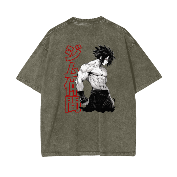 Gymbro Sasuke Pumpcover Shirt__Gray Green__Gymbro Clothing