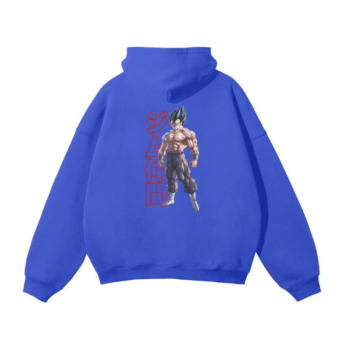 Gymbro Vegeta Pumpcover Hoodie__Blue__Gymbro Clothing