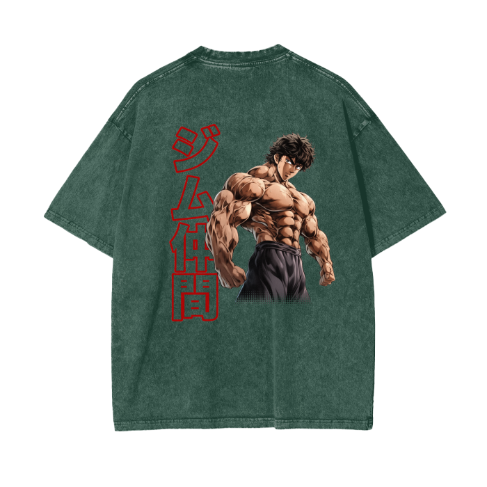 Gymbro Baki Pumpcover Shirt__Green__Gymbro Clothing