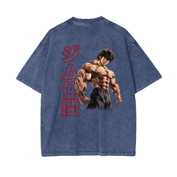 Gymbro Baki Pumpcover Shirt__Blue__Gymbro Clothing