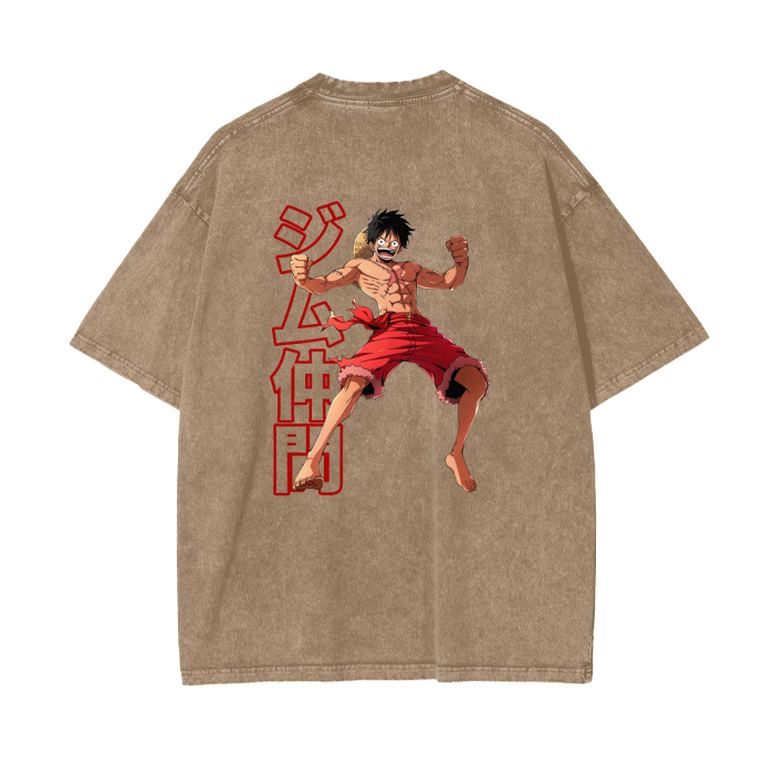 Gymbro Luffy Pumpcover Shirt__Light Brown__Gymbro Clothing