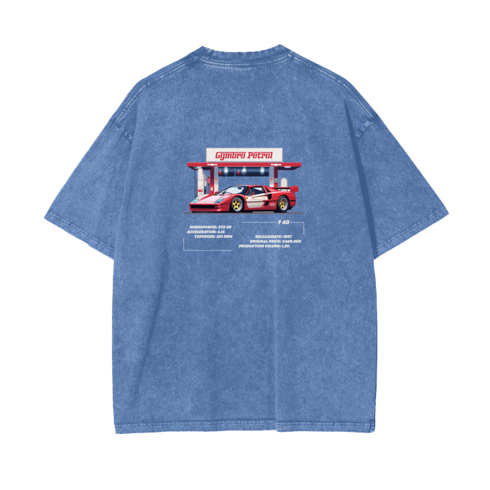 Gymbro F40 Pumpcover Shirt__Light Blue__Gymbro Clothing