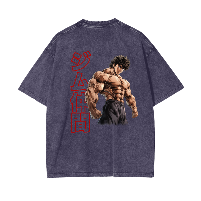 Gymbro Baki Pumpcover Shirt__Purple__Gymbro Clothing