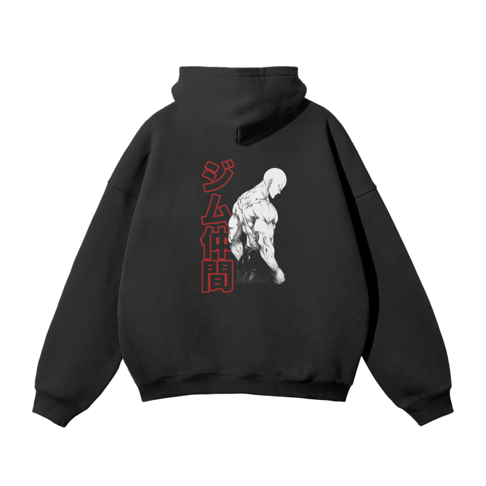 Gymbro One Punsh Man Pumpcover Hoodie__Black__Gymbro Clothing