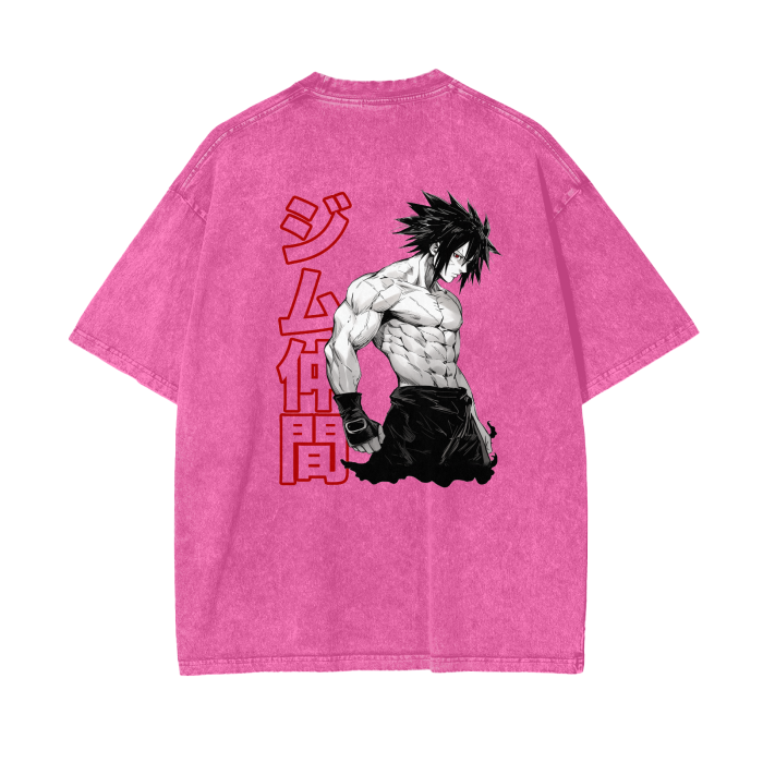 Gymbro Sasuke Pumpcover Shirt__Pink__Gymbro Clothing