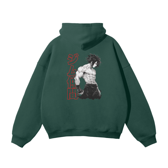 Gymbro Sasuke Pumpcover Hoodie__Green__Gymbro Clothing