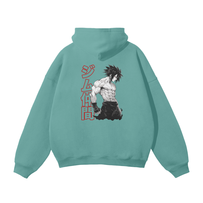 Gymbro Sasuke Pumpcover Hoodie__Turquoise__Gymbro Clothing