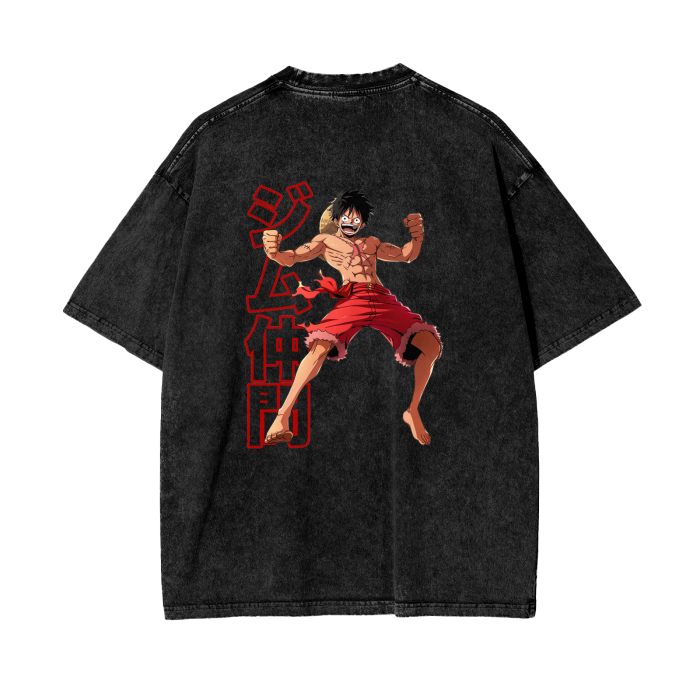 Gymbro Luffy Pumpcover Shirt__Black__Gymbro Clothing