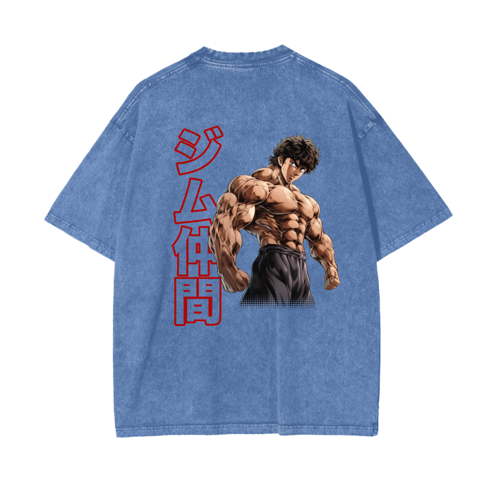 Gymbro Baki Pumpcover Shirt__Light Blue__Gymbro Clothing