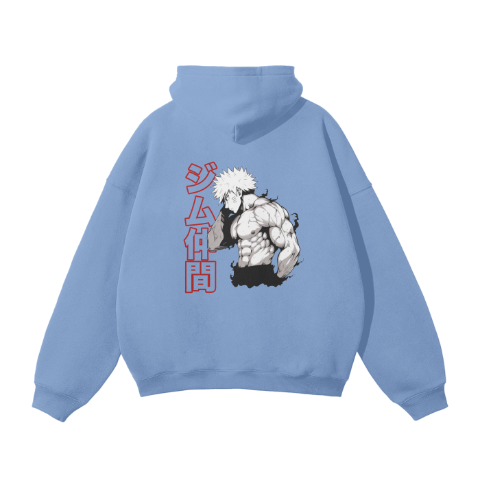 Gymbro Naruto Pumpcover Hoodie__Baby Blue__Gymbro Clothing