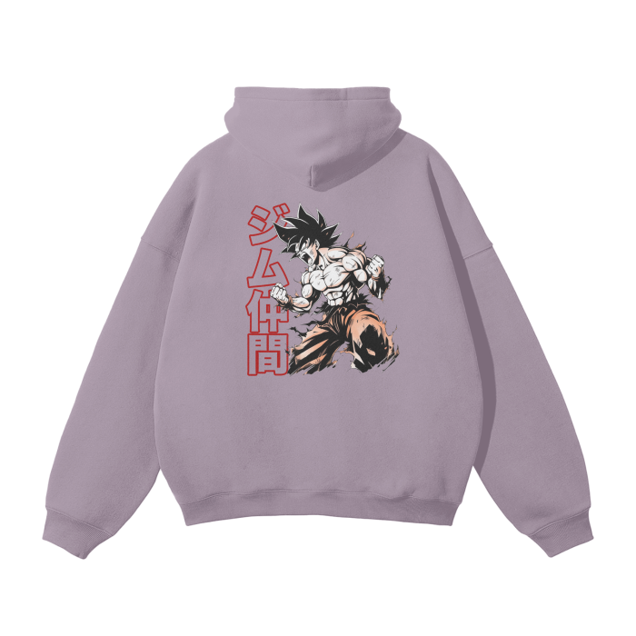 Gymbro Son Goku Pumpcover Hoodie__Purple__Gymbro Clothing