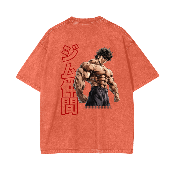 Gymbro Baki Pumpcover Shirt__Orange__Gymbro Clothing