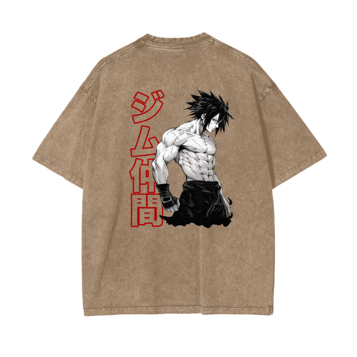 Gymbro Sasuke Pumpcover Shirt__Light Brown__Gymbro Clothing