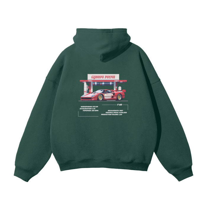 Gymbro F40 Pumpcover Hoodie__Green__Gymbro Clothing