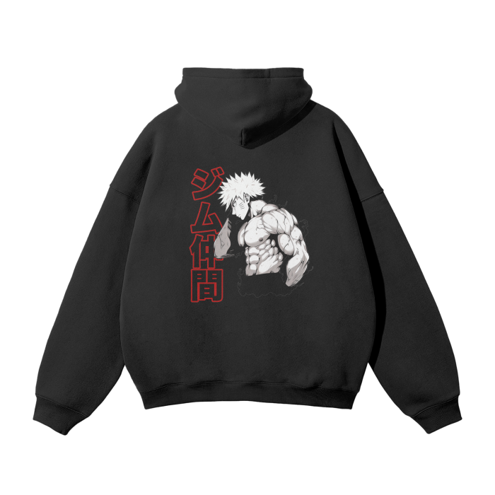 Gymbro Naruto Pumpcover Hoodie__Black__Gymbro Clothing