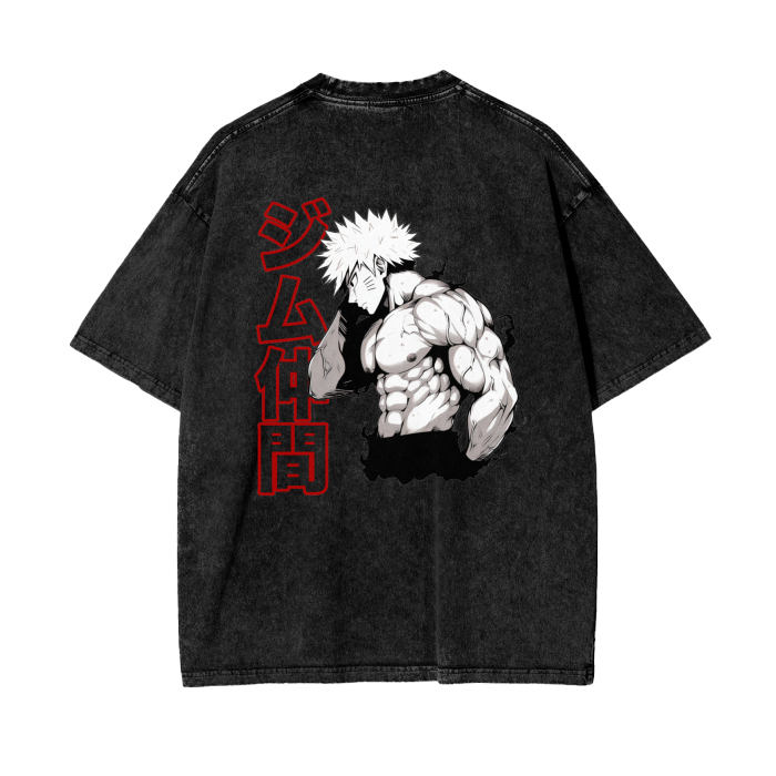 Gymbro Naruto Pumpcover Shirt__Black__Gymbro Clothing